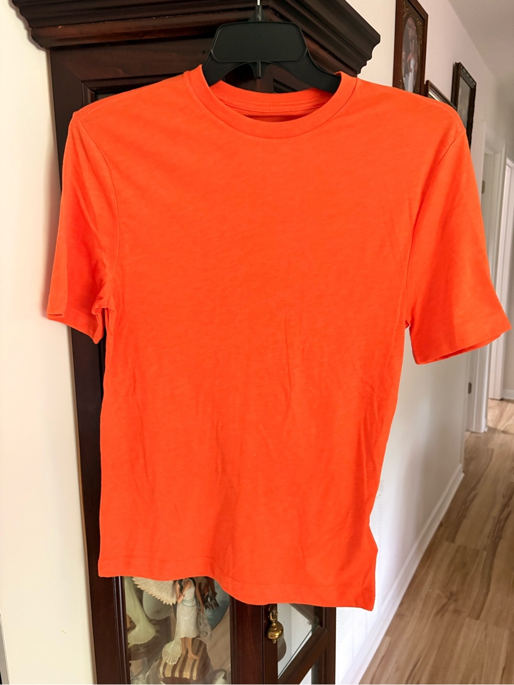 Bright Orange Crew Neck T-Shirt